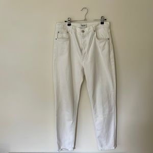 Agolde white jeans